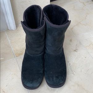 UGG boots. Black. girls size 2